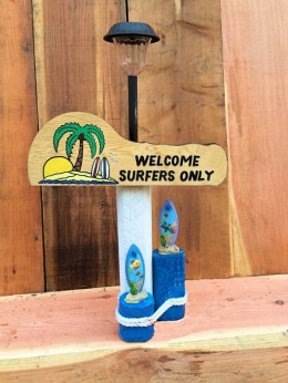 Surfers Only Solar Lamp