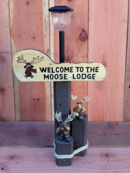 Moose Lodge Solar Light